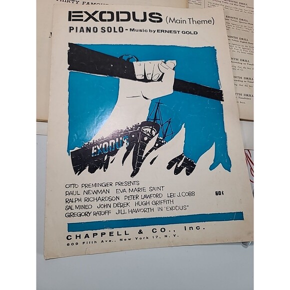 Vintage Mixed Large  Lot Of Music Sheets/ Books For Piano - Picture 4 of 14